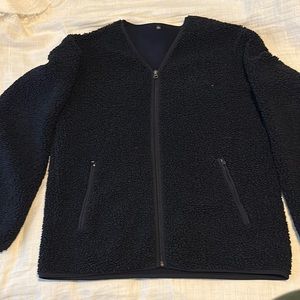 Uniqlo Black Sherpa Jacket